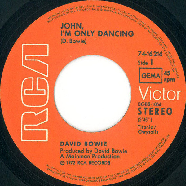David Bowie -John, I'm Only Dancing