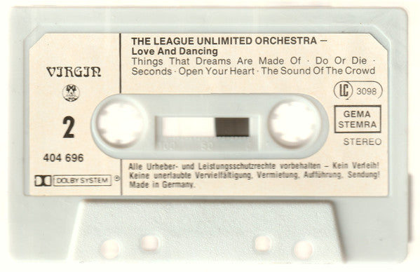 The League Unlimited Orchestra -Love And Dancing