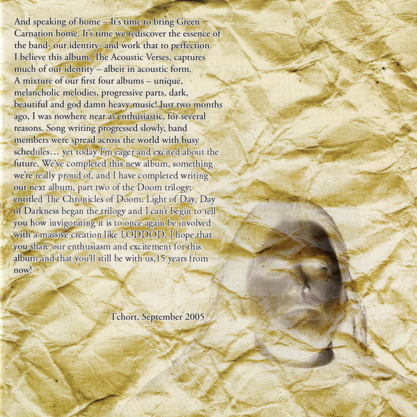 Green Carnation -The Acoustic Verses