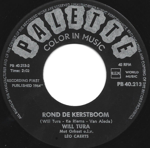 Will Tura -Een Oude Kerstmiskaart / Rond De Kerstboom