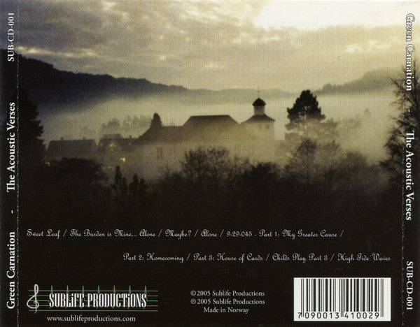 Green Carnation -The Acoustic Verses