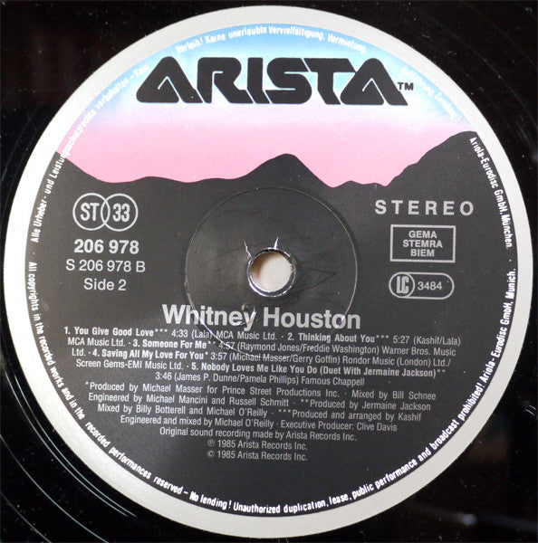 Whitney Houston -Whitney Houston