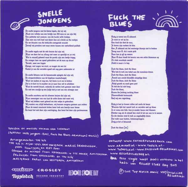 Armand &amp; The Kik - Snelle Jongens / Fuck The Blues