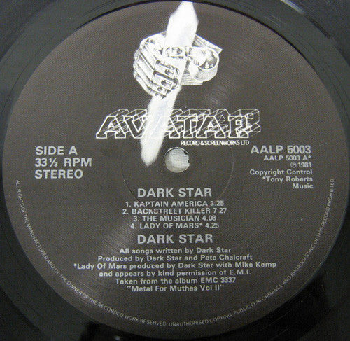 Dark Star (10) -Dark Star