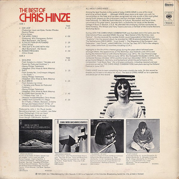 Chris Hinze -The Best Of Chris Hinze