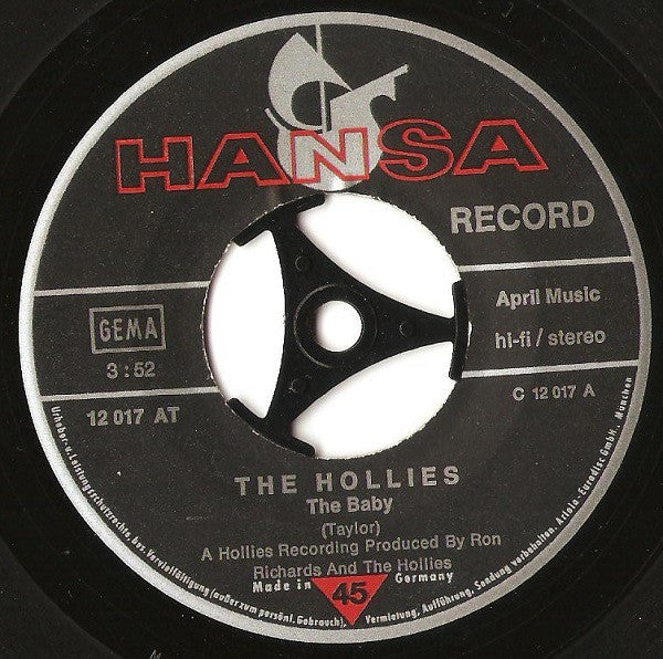 The Hollies -The Baby / Oh Grannie