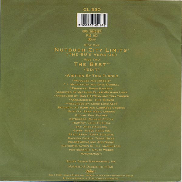 Tina Turner -Nutbush City Limits (The 90's Version)