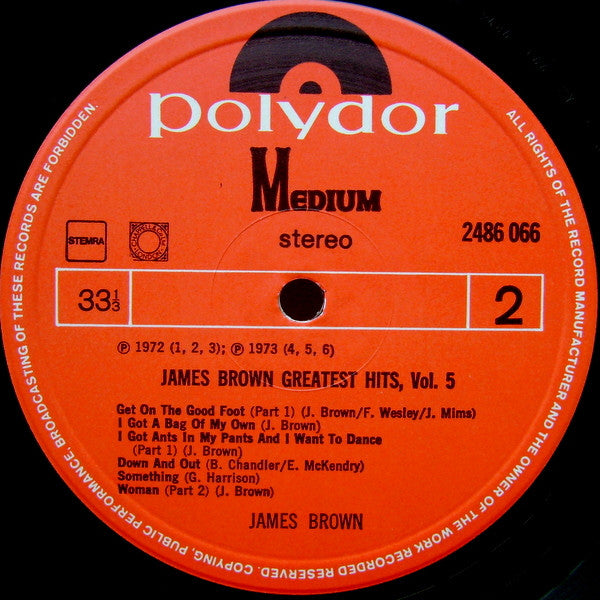 James Brown - Greatest Hits Vol. 5