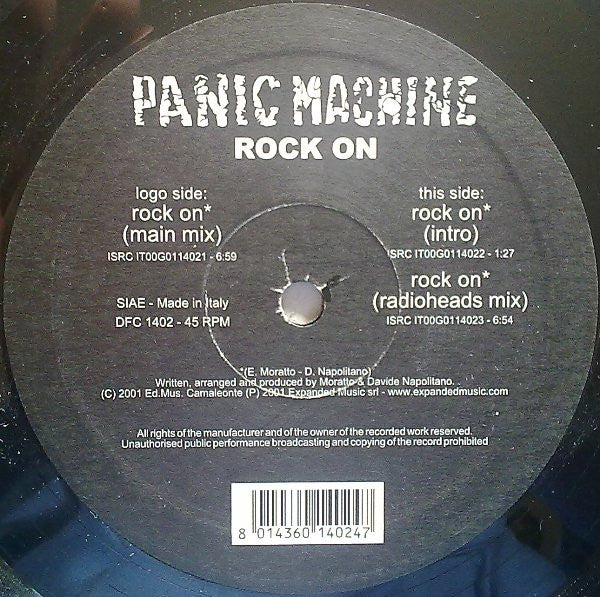 Panic Machine -Rock On
