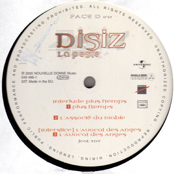 Disiz La Peste -Le Poisson Rouge