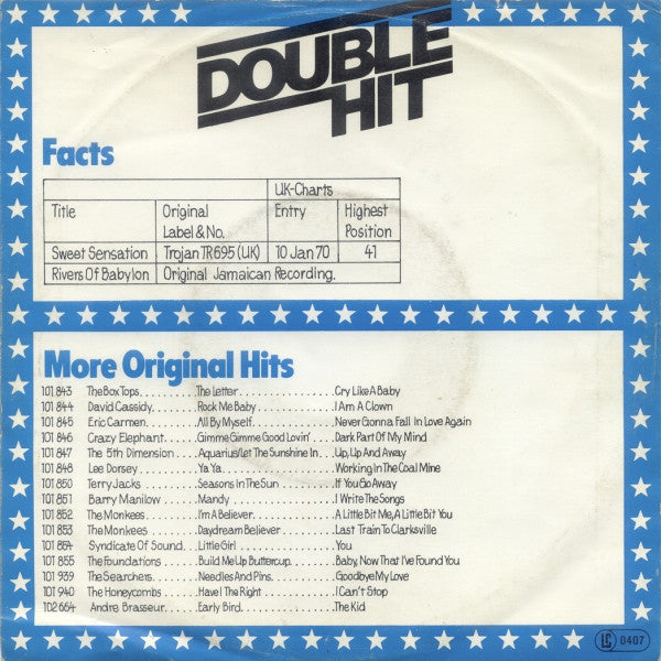 The Melodians - Rivers Of Babylon / Sweet Sensation