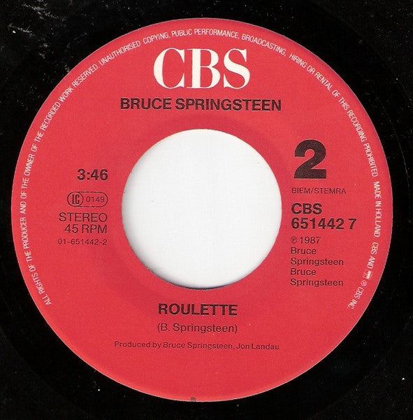 Bruce Springsteen -One Step Up