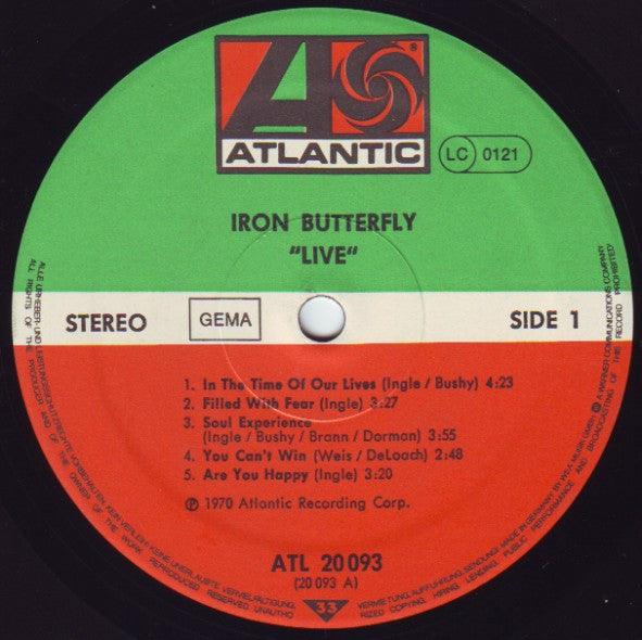 Iron Butterfly -Live