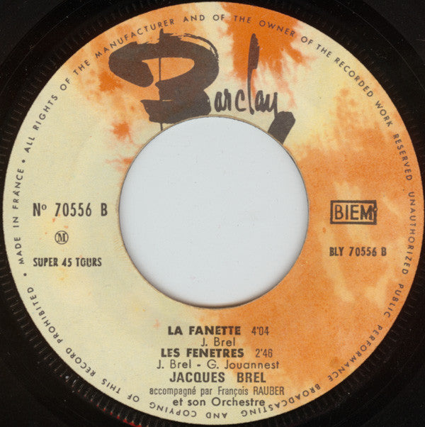 Jacques Brel -Les Toros
