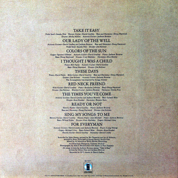 Jackson Browne -For Everyman