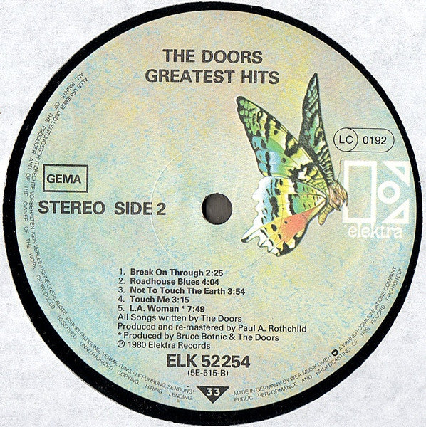 The Doors -Greatest Hits