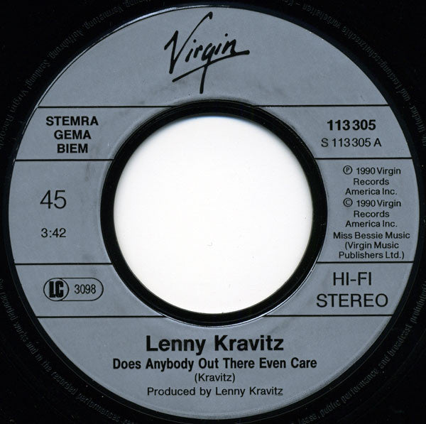 Lenny Kravitz -Does Anybody Out There Even Care