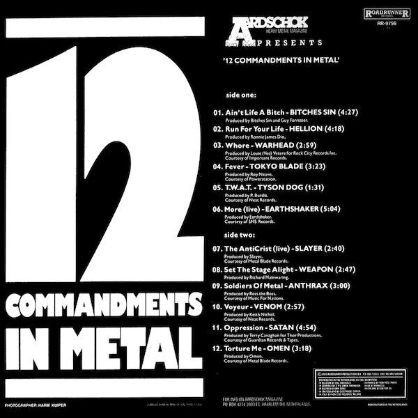 Various -12 Commandments In Metal