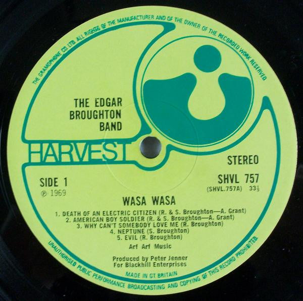 The Edgar Broughton Band -Wasa Wasa