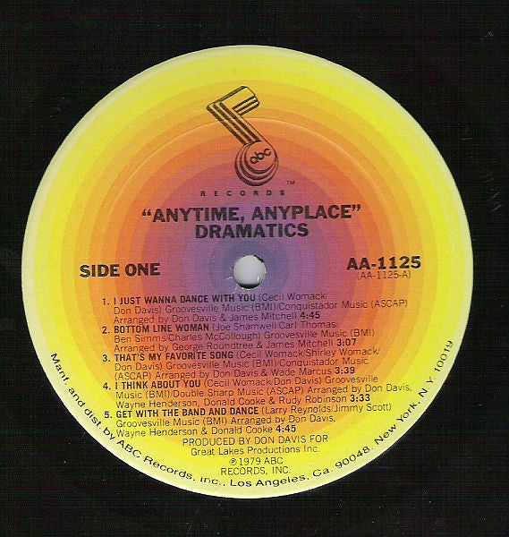 The Dramatics -Any Time Any Place
