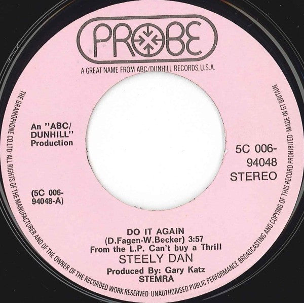 Steely Dan -Do It Again / Fire In The Hole