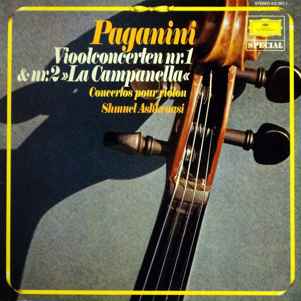 Paganini* - Shmuel Ashkenasi -Vioolconcerten Nr.1 & Nr.2 »La Campanella«