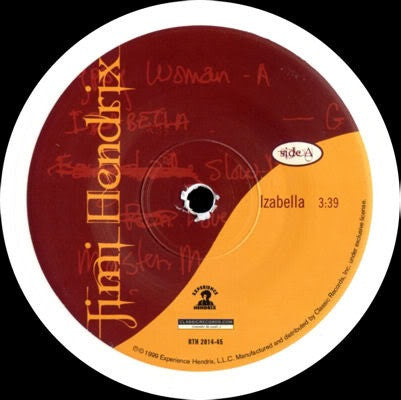Jimi Hendrix -Izabella / Message To The Universe (Message To Love)