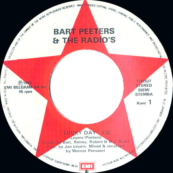 Bart Peeters & De Radio's* -Lucky Day