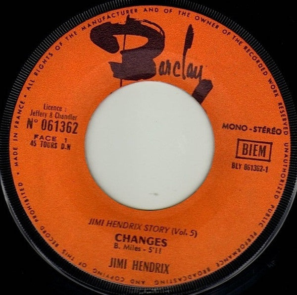 Jimi Hendrix -Changes / Message To Love