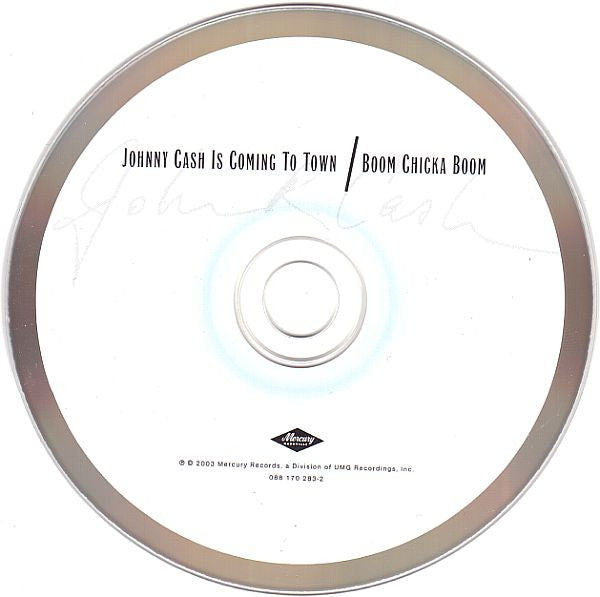 Johnny Cash -Johnny Cash Is Coming To Town / Boom Chicka Boom
