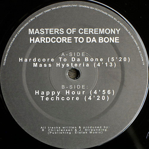 Masters Of Ceremony - Hardcore To Da Bone
