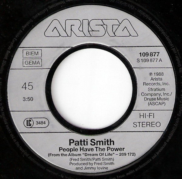 Patti Smith -People Have The Power