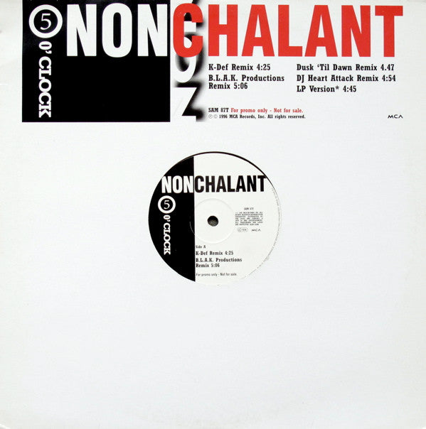 Nonchalant -5 O'Clock