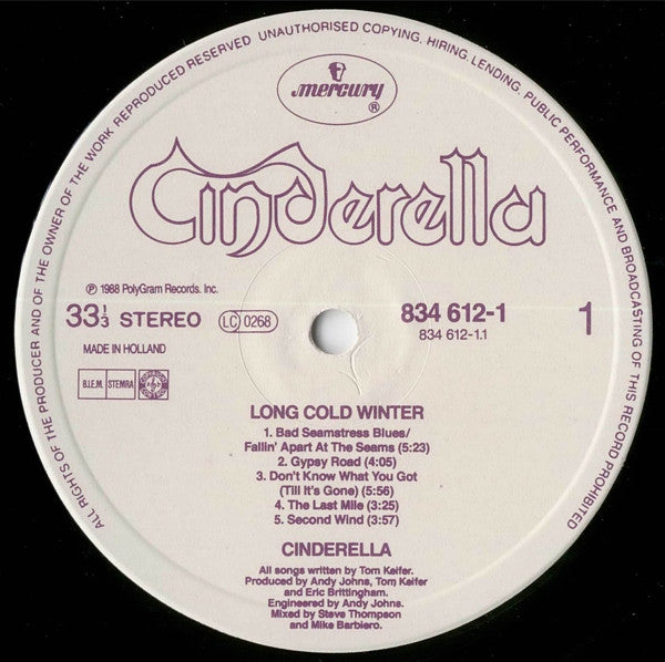Cinderella (3) -Long Cold Winter
