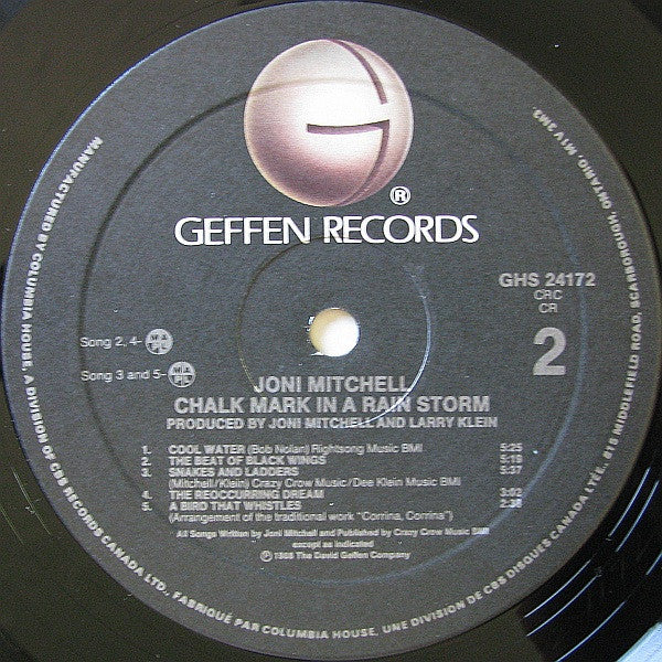 Joni Mitchell -Chalk Mark In A Rain Storm