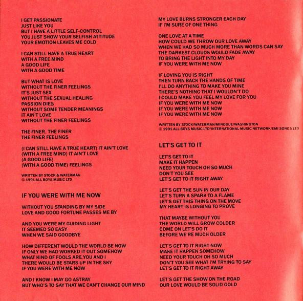 Kylie Minogue -Let's Get To It