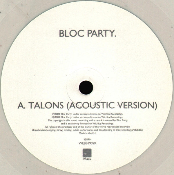 Bloc Party -Talons