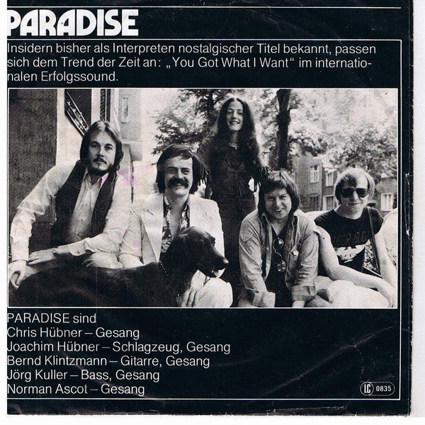 Paradise (27) -You Got What I Want