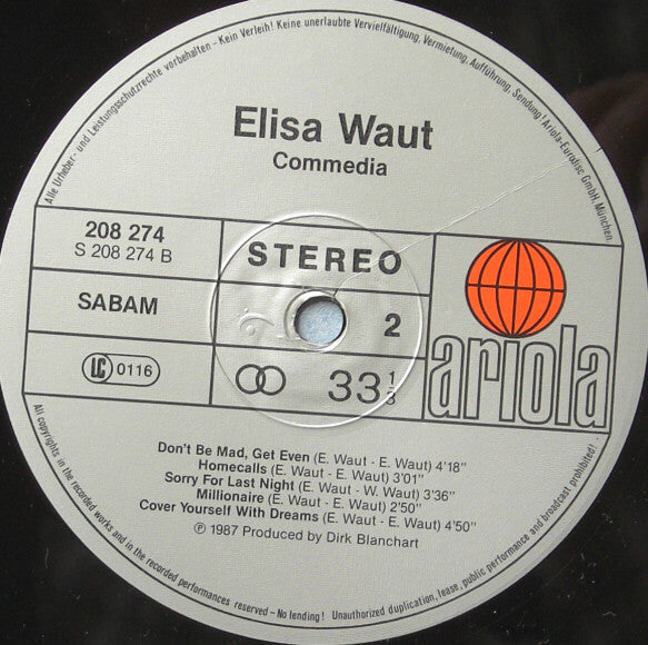 Elisa Waut -Commedia
