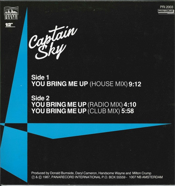 Captain Sky -You Bring Me Up