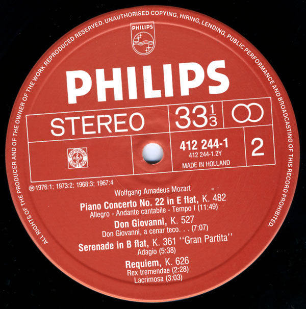 Wolfgang Amadeus Mozart, Academy Of St. Martin-in-the-Fields*, Neville Marriner*, And Others* -The Best Of Wolfgang Amadeus Mozart