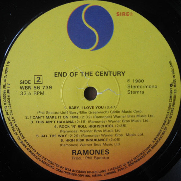Ramones - End Of The Century