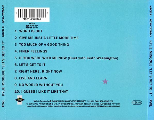 Kylie Minogue -Let's Get To It