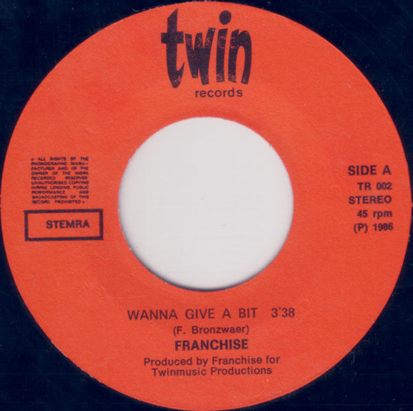 Franchise (4) -Wanna Give A Bit / Pride Of The Season