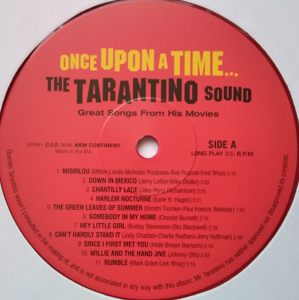 Various -Once Upon A Time... The Tarantino Sound (Great Songs From His Movies)