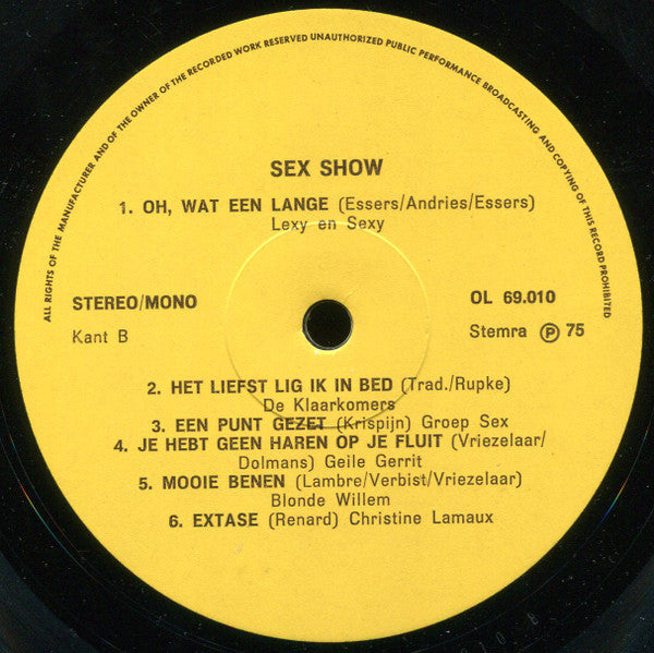 Various -Sex Show