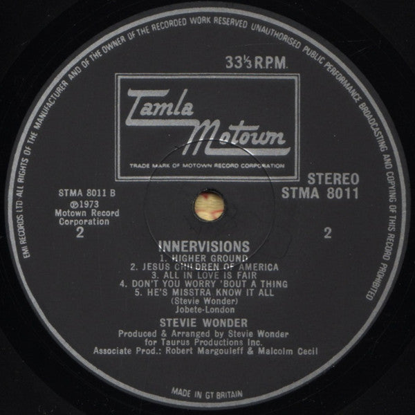 Stevie Wonder / The Band Of The Royal Artillery -Innervisions
