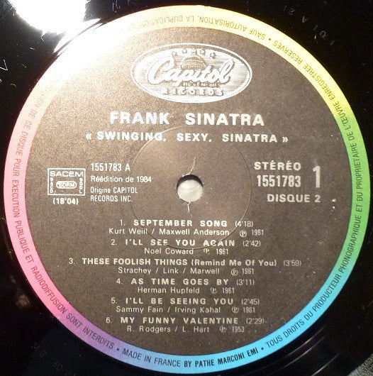 Frank Sinatra -Swinging Sexy Sinatra