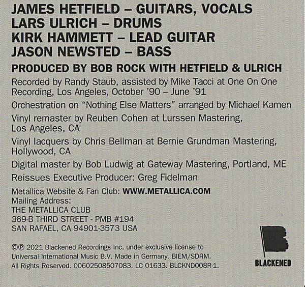Metallica -Metallica