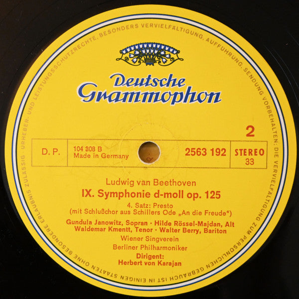 Ludwig van Beethoven, Berliner Philharmoniker, Herbert von Karajan - 9 Symphonien